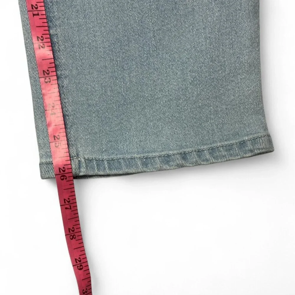 Time & Tru faded wash blue maternity straight leg jeans size small - Picture 7 of 8